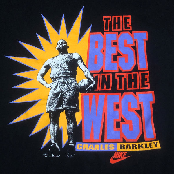 Vintage NBA Charles Barkley Phoenix Suns "The Best In The West" Nike T-Shirt (XL)