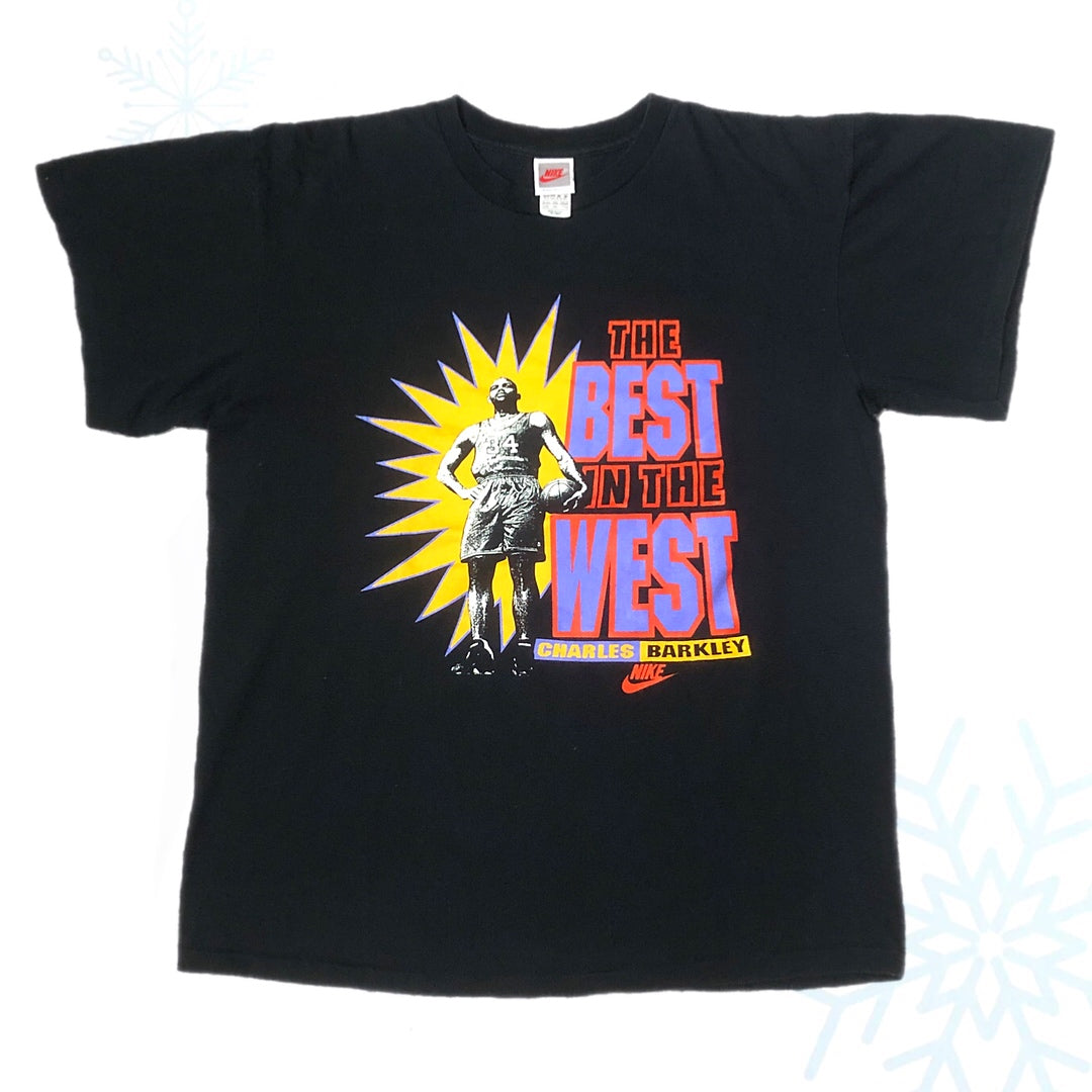 Vintage NBA Charles Barkley Phoenix Suns "The Best In The West" Nike T-Shirt (XL)
