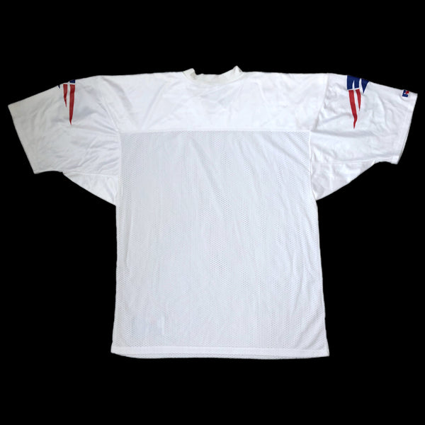 Vintage Deadstock NWT NFL New England Patriots Russell Athletic White Blank Jersey (Size 48)