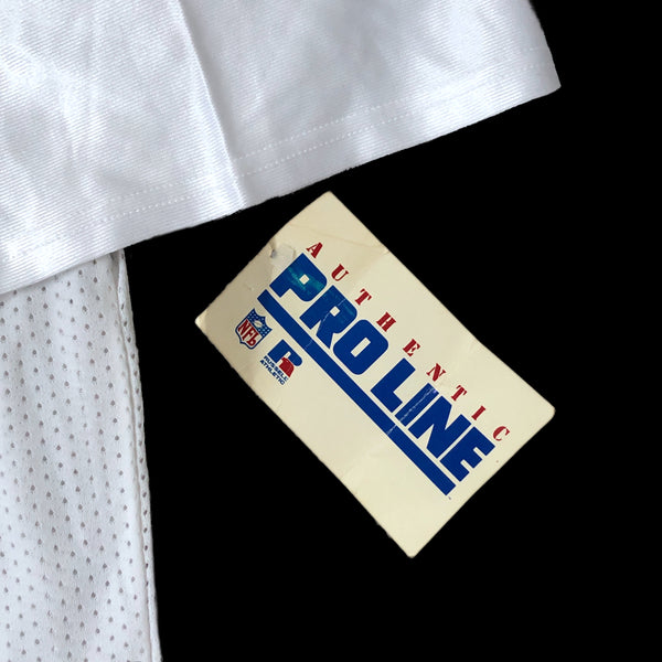 Vintage Deadstock NWT NFL New England Patriots Russell Athletic White Blank Jersey (Size 48)
