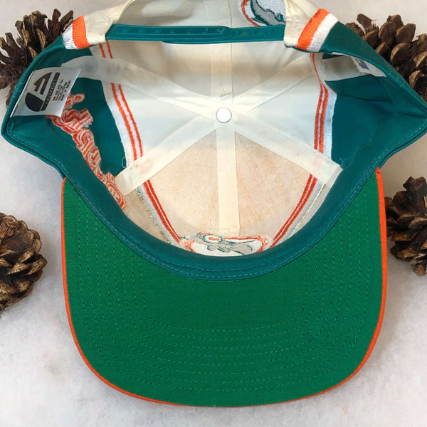Vintage Deadstock NWT NFL Miami Dolphins Eastport Twill Snapback Hat