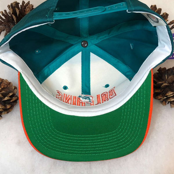 Vintage Deadstock NWT NFL Miami Dolphins Drew Pearson YoungAn Twill Snapback Hat