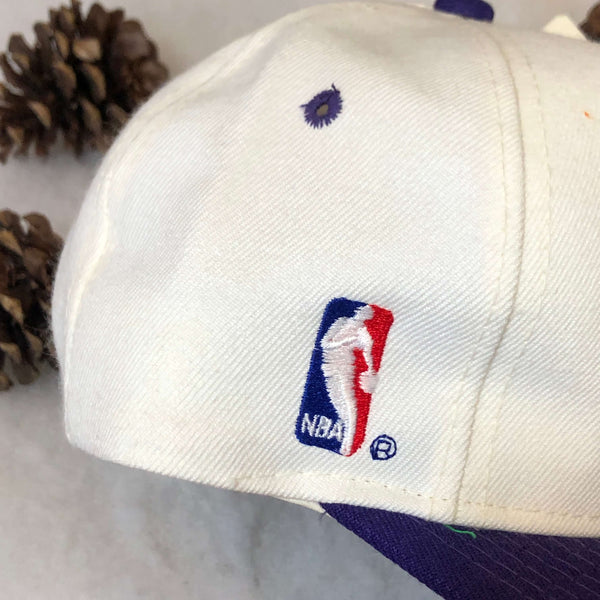 Vintage Deadstock NWT 1993 NBA All-Star Game Weekend Utah Sports Specialties Plain Logo Wool Snapback Hat
