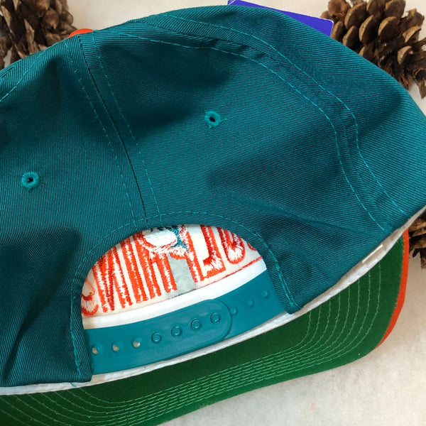 Vintage Deadstock NWT NFL Miami Dolphins Drew Pearson YoungAn Twill Snapback Hat