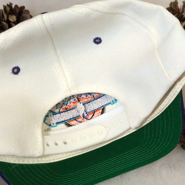 Vintage Deadstock NWT 1993 NBA All-Star Game Weekend Utah Sports Specialties Plain Logo Wool Snapback Hat