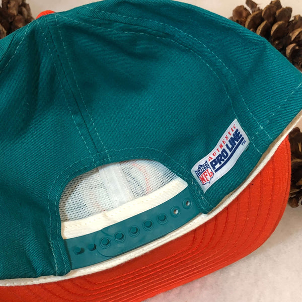 Vintage Deadstock NWOT NFL Miami Dolphins AJD Wool Snapback Hat
