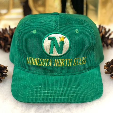 Vintage NHL Minnesota North Stars The G Cap Corduroy Snapback Hat