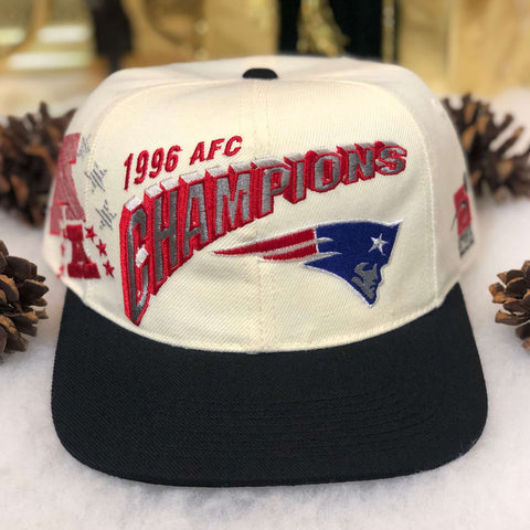 Vintage NFL New England Patriots 1996 AFC Champions Shadow Sports Specialties Snapback Hat