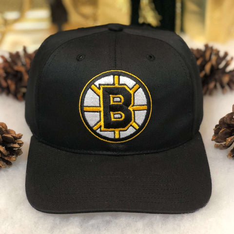 Vintage NHL Boston Bruins Twins Enterprise Twill Snapback Hat