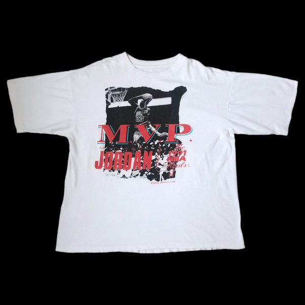 Vintage NBA Michael Jordan 1991 NBA Finals MVP Magic Johnson T's T-Shirt (XL)