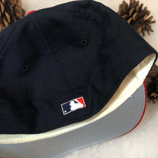 Vintage MLB Atlanta Braves New Era Wool Fitted Hat 7 1/4