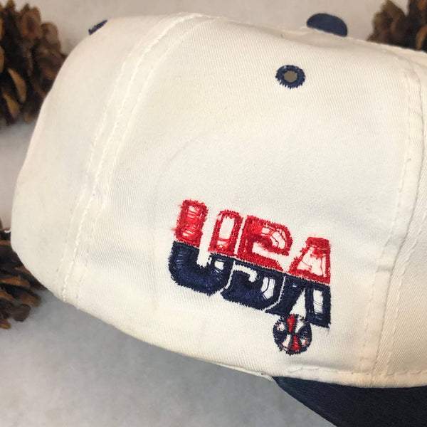 Vintage USA Basketball Sports Specialties Twill Snapback Hat
