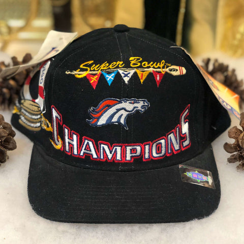 Vintage Deadstock NWT NFL Super Bowl XXXII Champions Logo Athletic Snapback Hat