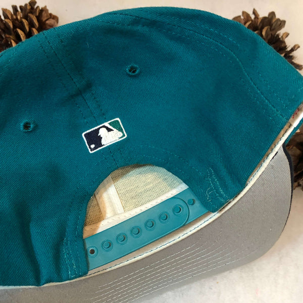Vintage Deadstock NWT MLB Seattle Mariners New Era Wool Snapback Hat