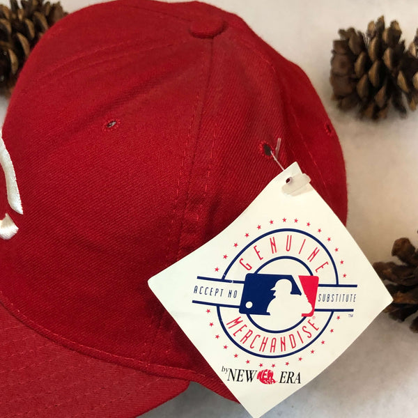 Vintage Deadstock NWT MLB Cincinnati Reds New Era Wool Snapback Hat