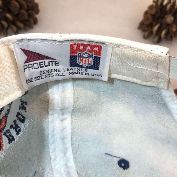 Vintage NFL Denver Broncos Leather Strapback Hat