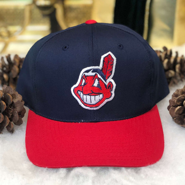 Vintage MLB Cleveland Indians American Needle Twill Snapback Hat