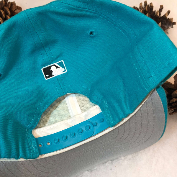Vintage MLB Florida Marlins New Era Wool Snapback Hat