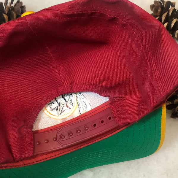 Vintage NFL Washington Redskins Eastport Bar Line Twill Snapback Hat