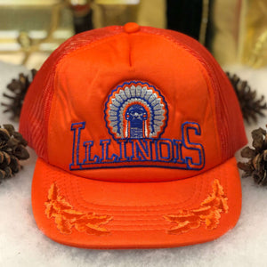 Vintage NCAA Illinois Fighting Illini Trucker Hat