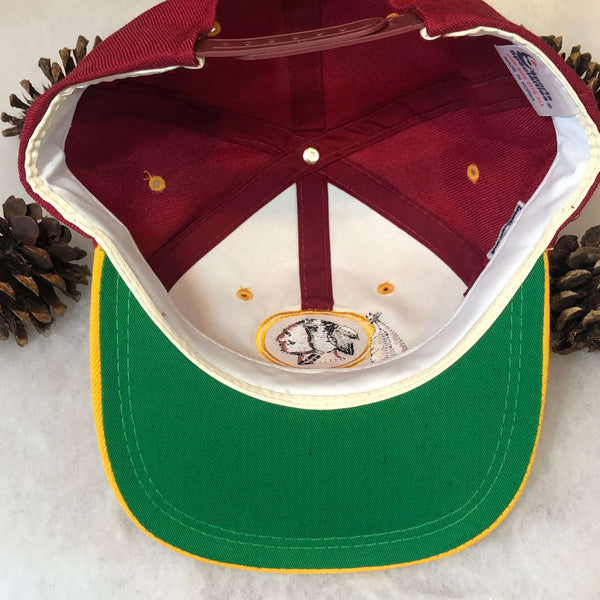 Vintage NFL Washington Redskins Sports Specialties Brim Script Wool Snapback Hat