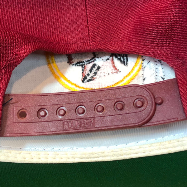Vintage NFL Washington Redskins Sports Specialties Brim Script Wool Snapback Hat