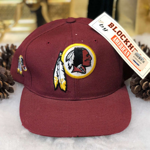Vintage Deadstock NWT NFL Washington Redskins American Needle Blockhead Wool Snapback Hat