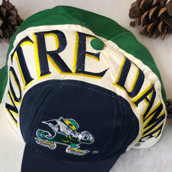 Vintage NCAA Notre Dame Twins Enterprise Highway Twill Snapback Hat