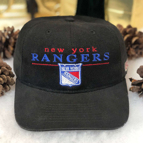 Vintage NHL New York Rangers #1 Apparel CCM Snapback Hat