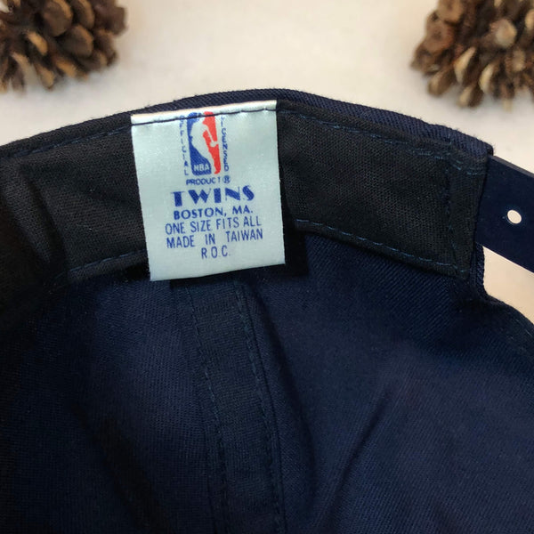 Vintage NBA Denver Nuggets Twins Enterprise Bar Line Twill Snapback Hat
