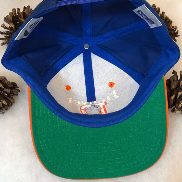 Vintage NFL Denver Broncos Eastport Bar Line Twill Snapback Hat