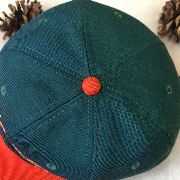 Vintage NCAA Miami Hurricanes Sports Specialties Script Wool Snapback Hat