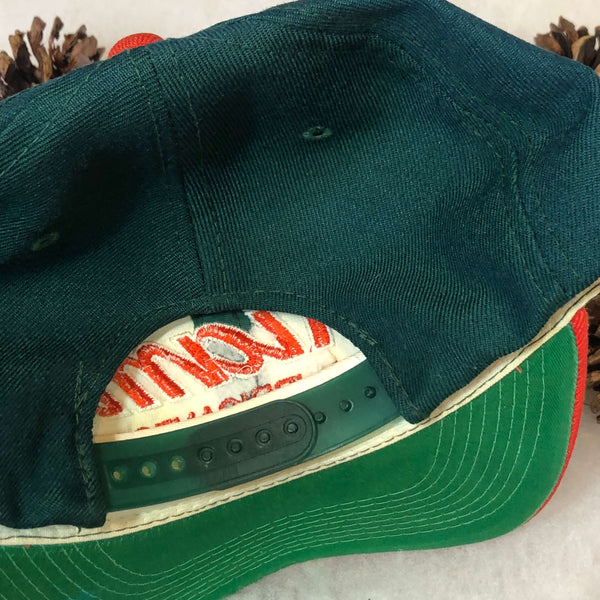 Vintage NCAA Miami Hurricanes Sports Specialties Script Wool Snapback Hat