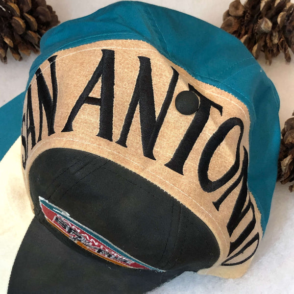 Vintage Deadstock NWOT NBA San Antonio Spurs Twins Enterprise Highway Twill Snapback Hat