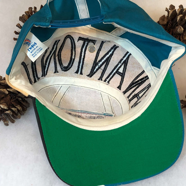 Vintage Deadstock NWOT NBA San Antonio Spurs Twins Enterprise Highway Twill Snapback Hat