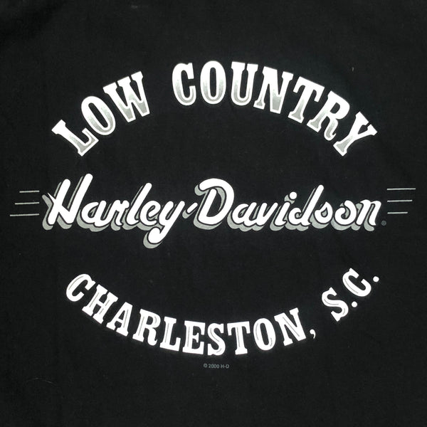 2008 Harley-Davidson Charleston South Carolina Low Country Skull T-Shirt (XL)