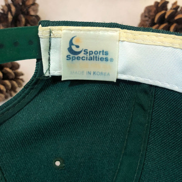 Vintage MLB Oakland Athletics Sports Specialties Plain Logo Wool Snapback Hat