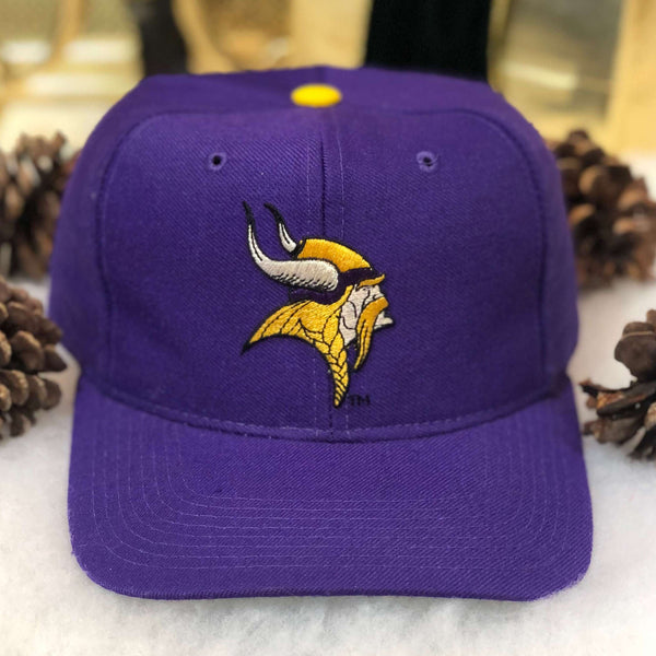 Vintage NFL Minnesota Vikings New Era Wool Snapback Hat