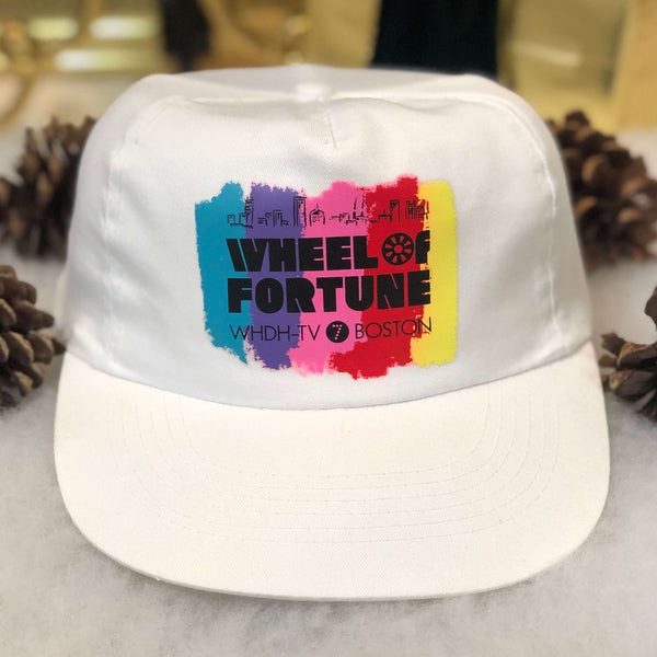 Vintage Wheel of Fortune TV Game Show WDHTV 7 Boston Twill Snapback Hat