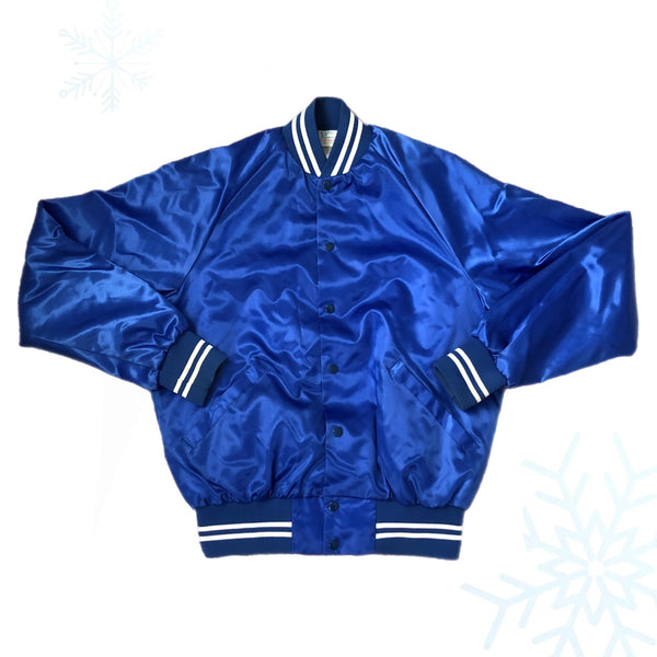 Vintage Ebert Sportswear Satin Button-Up Jacket (L)