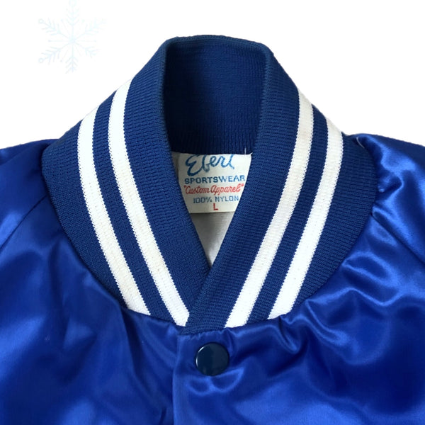 Vintage Ebert Sportswear Satin Button-Up Jacket (L)