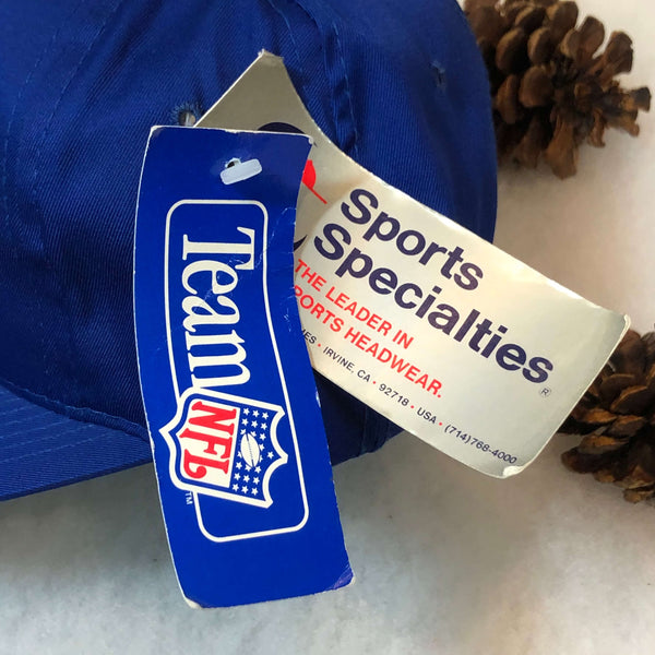 Vintage Deadstock NWT NFL Indianapolis Colts Sports Specialties Script Twill Snapback Hat
