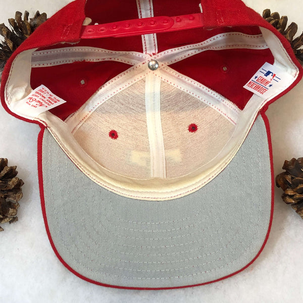Vintage MLB Texas Rangers New Era Wool Snapback Hat