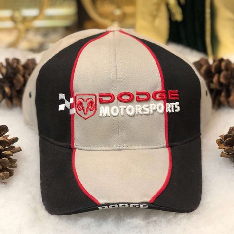 Vintage NASCAR Dodge Motorsports Strapback Hat