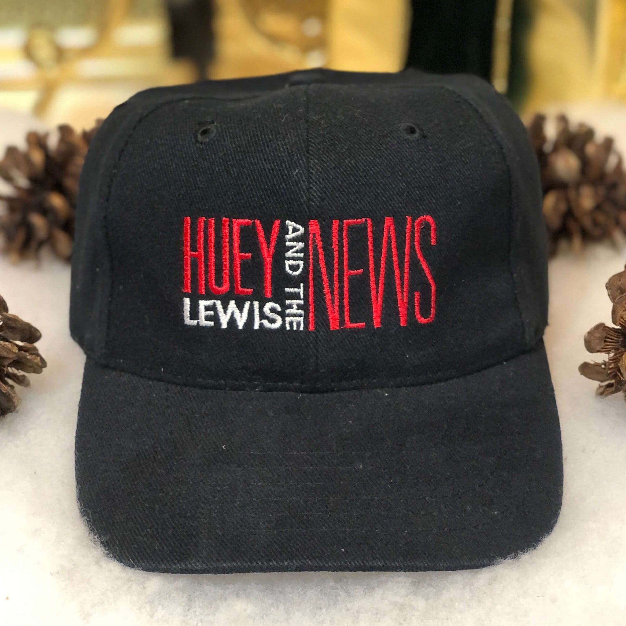 Vintage Huey Lewis and The News Strapback Hat