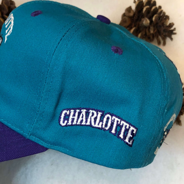 Vintage NBA Charlotte Hornets Twins Enterprise Backtalk Twill Snapback Hat