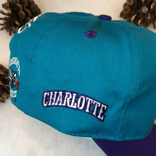 Vintage NBA Charlotte Hornets Twins Enterprise Backtalk Twill Snapback Hat