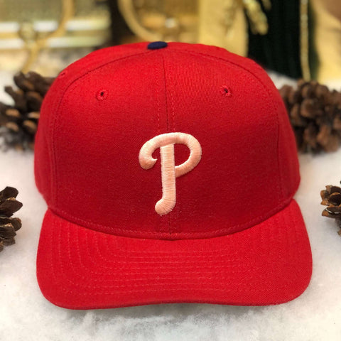 Vintage MLB Philadelphia Phillies New Era Wool Snapback Hat