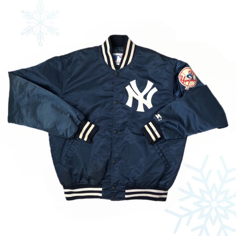 Vintage MLB New York Yankees Starter Satin Jacket (L)