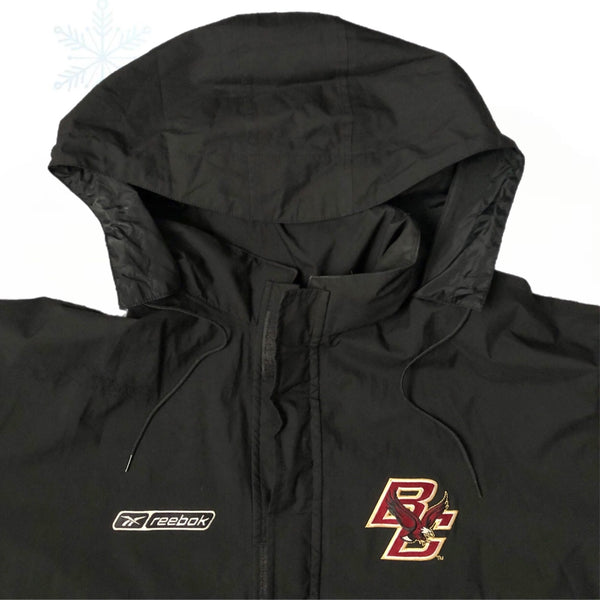 Vintage NCAA Boston College Eagles Reebok Windbreaker Jacket (XL)